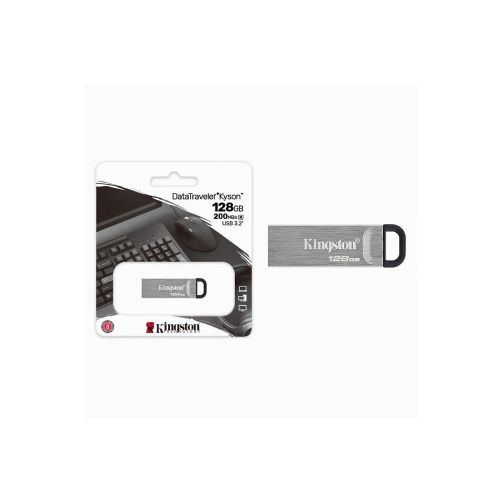 KINGSTON PEN DRIVE DTKN 128GB USB 3.2 200MB TASSA SIAE INCLUSA